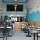 Empty tables in coworking space