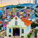 colorful houses on hillside