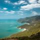 Scenic coastline with turquoise water in Setúbal.