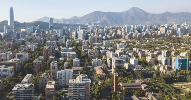 city with a lot of trees