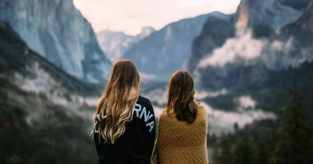 couple in the mountains