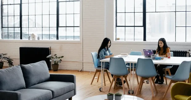 people at coworking area