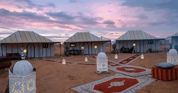 glamping in desert