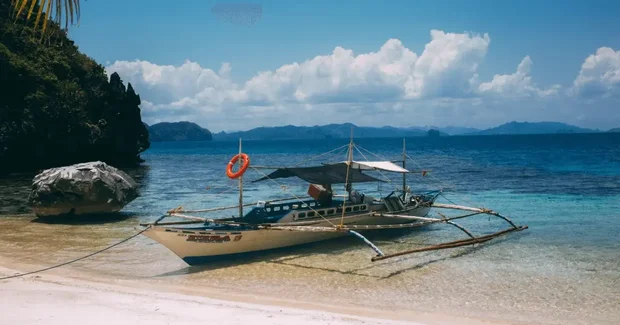 Fishing boat in the water