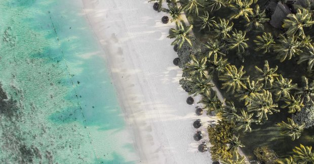 clear water on beach