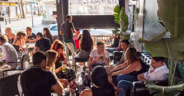 people collaborating in a cafe