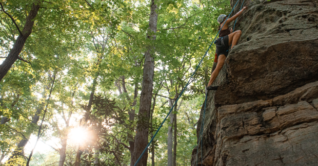 rock climbing in west virginia